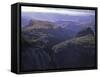 Climbers Checking out Mountain Tops, Madagascar-Michael Brown-Framed Stretched Canvas