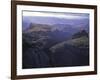 Climbers Checking out Mountain Tops, Madagascar-Michael Brown-Framed Photographic Print