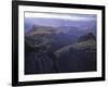 Climbers Checking out Mountain Tops, Madagascar-Michael Brown-Framed Photographic Print