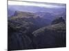 Climbers Checking out Mountain Tops, Madagascar-Michael Brown-Mounted Photographic Print