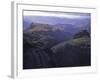 Climbers Checking out Mountain Tops, Madagascar-Michael Brown-Framed Photographic Print