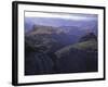 Climbers Checking out Mountain Tops, Madagascar-Michael Brown-Framed Photographic Print