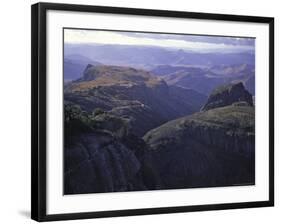 Climbers Checking out Mountain Tops, Madagascar-Michael Brown-Framed Photographic Print