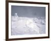 Climbers Crossing a Dark and Snowy Khumbu Ice Fall, Nepal-Michael Brown-Framed Photographic Print