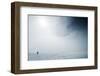 Climbers Emerge from the Clouds En Route to Camp 2 on Vinson Massif, Antarctica-Kent Harvey-Framed Photographic Print