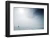 Climbers Emerge from the Clouds En Route to Camp 2 on Vinson Massif, Antarctica-Kent Harvey-Framed Photographic Print