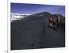 Climbers Heading up a Rocky Trail, Kilimanjaro-Michael Brown-Framed Premium Photographic Print