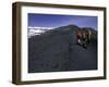 Climbers Heading up a Rocky Trail, Kilimanjaro-Michael Brown-Framed Photographic Print