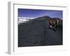 Climbers Heading up a Rocky Trail, Kilimanjaro-Michael Brown-Framed Photographic Print