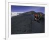 Climbers Heading up a Rocky Trail, Kilimanjaro-Michael Brown-Framed Photographic Print