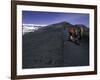 Climbers Heading up a Rocky Trail, Kilimanjaro-Michael Brown-Framed Photographic Print