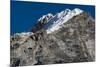 Climbers make their way to summit of Lobuche, 6119m peak in Khumbu (Everest), Nepal, Himalayas-Alex Treadway-Mounted Photographic Print
