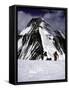 Climbers Nesr the High Camp at the North Col of Everest-Michael Brown-Framed Stretched Canvas