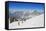 Climbers on Breithorn Mountain-Christian Kober-Framed Stretched Canvas