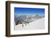 Climbers on Breithorn Mountain-Christian Kober-Framed Photographic Print