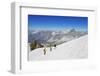 Climbers on Breithorn Mountain-Christian Kober-Framed Photographic Print