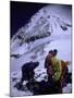 Climbers on Everest, Nepal-Michael Brown-Mounted Photographic Print