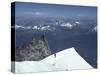 Climbers on Glacier Peak, North Cascades, Washington, USA-Charles Sleicher-Stretched Canvas