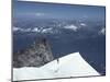 Climbers on Glacier Peak, North Cascades, Washington, USA-Charles Sleicher-Mounted Photographic Print