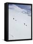 Climbers on Mount Mckinley, Alaska, USA-John Warburton-lee-Framed Stretched Canvas