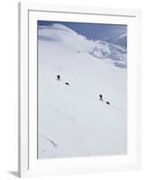 Climbers on Mount Mckinley, Alaska, USA-John Warburton-lee-Framed Photographic Print