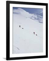 Climbers on Mount Mckinley, Alaska, USA-John Warburton-lee-Framed Photographic Print