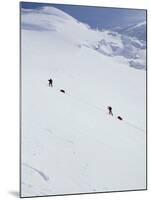 Climbers on Mount Mckinley, Alaska, USA-John Warburton-lee-Mounted Photographic Print