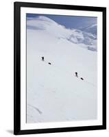 Climbers on Mount Mckinley, Alaska, USA-John Warburton-lee-Framed Photographic Print