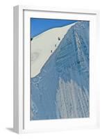 Climbers on Pequena Alpamaya in the Cordillera Real, Bolivia-Daniel Gambino-Framed Photographic Print