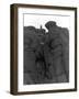 Climbers on Stanage Edge, Hathersage, Derbyshire, 1964-Michael Walters-Framed Photographic Print