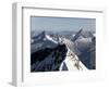 Climbers on the Lyskamm Peak in the Monte Rosa Massif, Italian Alps, Piedmont, Italy, Europe-Angelo Cavalli-Framed Photographic Print