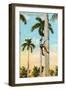 Climbing a Royal Palm, Cuba-null-Framed Art Print