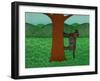 Climbing A Tree Black-Stephen Huneck-Framed Giclee Print