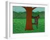 Climbing A Tree Black-Stephen Huneck-Framed Giclee Print