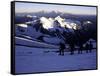 Climbing Aconcagua, Argentina-Michael Brown-Framed Stretched Canvas