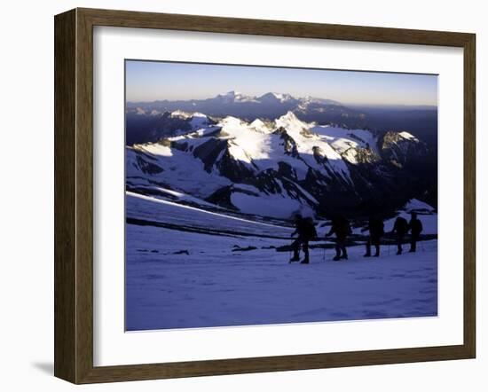 Climbing Aconcagua, Argentina-Michael Brown-Framed Photographic Print
