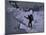 Climbing Across Ladder on Everest, Nepal-Michael Brown-Mounted Premium Photographic Print