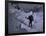 Climbing Across Ladder on Everest, Nepal-Michael Brown-Framed Photographic Print