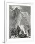 Climbing, Alps, Nadelhorn-Ernst Platz-Framed Art Print