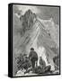 Climbing, Alps, Nadelhorn-Ernst Platz-Framed Stretched Canvas