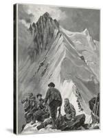 Climbing, Alps, Nadelhorn-Ernst Platz-Stretched Canvas