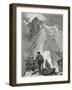 Climbing, Alps, Nadelhorn-Ernst Platz-Framed Art Print