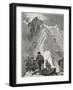 Climbing, Alps, Nadelhorn-Ernst Platz-Framed Art Print