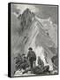 Climbing, Alps, Nadelhorn-Ernst Platz-Framed Stretched Canvas