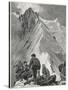 Climbing, Alps, Nadelhorn-Ernst Platz-Stretched Canvas