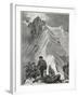 Climbing, Alps, Nadelhorn-Ernst Platz-Framed Art Print