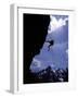 Climbing Baxter Pinnacle, Grand Teton National Park, Wyoming, USA-Howie Garber-Framed Photographic Print