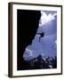 Climbing Baxter Pinnacle, Grand Teton National Park, Wyoming, USA-Howie Garber-Framed Photographic Print