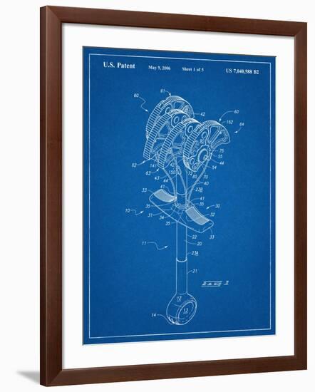 Climbing Cam, Omega Pacific Link Cam Patent-null-Framed Art Print