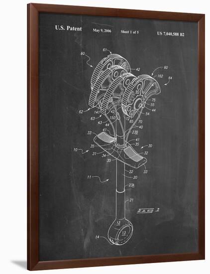 Climbing Cam, Omega Pacific Link Cam Patent-null-Framed Art Print